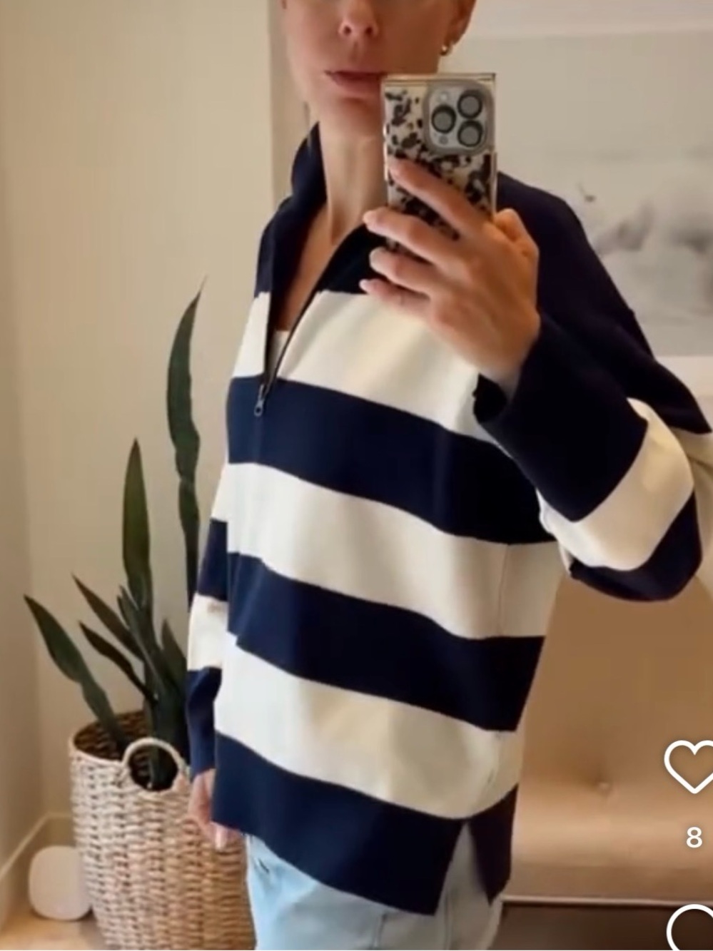 Gentle Fawn | Idris Striped Sweater, Navy - Picture 8 of 9